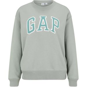Gap Petite Sweatshirt 'HERITAGE'  turquoise / pastelgroen / wit