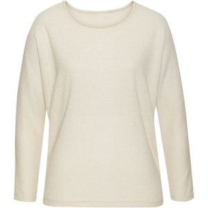 Vivance - Shirt - Zand - Lange Mouwen - Gemaakt van Kreukvrij Materiaal