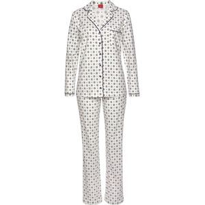 s.Oliver Pyjama  marine / lichtblauw / lichtbruin / wit