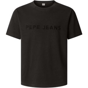 Pepe Jeans Shirt 'MEYER TEE'  zwart