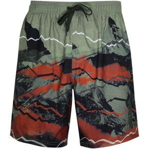wavebreaker Zwemshorts  kaki / knalrood / zwart