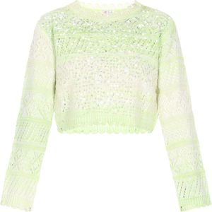 IZIA Trui 'Fashion Look'  pastelgroen / lichtgroen