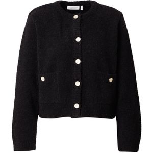 Rich & Royal Gebreid vest  zwart