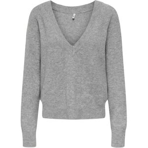 ONLY - ONLRene - Trui - Grijs Gemêleerd