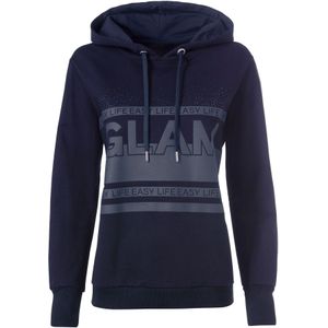 Sweater - Marine - 100% Katoen - Lange Mouwen - Gedessineerd