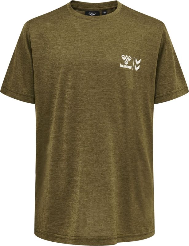 Hummel Functioneel shirt  olijfgroen