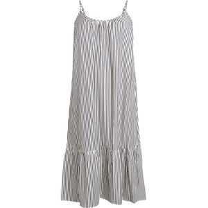 Zizzi Jurk 'Canavas'  zwart / wit