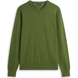 TOMMY HILFIGER Trui 'Essential'  olijfgroen