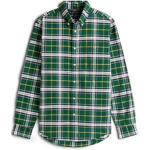 Tommy Hilfiger - Brushed Oxford Check - Overhemd - Wedge Blue - Regular Fit