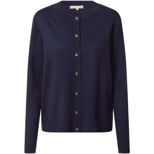 Soft Rebels Gebreid vest 'Marla'  nachtblauw