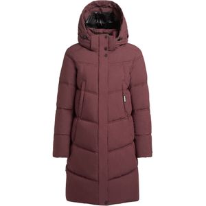 khujo - GRAYA - Gewatteerde Jas - Donkerrood - Met Capuchon