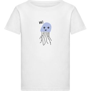 Merchcode Shirt 'Octopus Hi'  smoky blue / zwart / wit