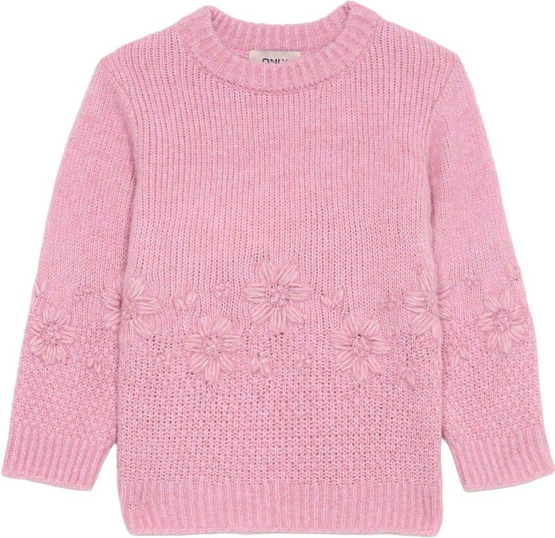 ONLY MINI - Gebreide Pullover - O-hals - Lange Mouwen - Regular Fit