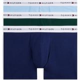 Tommy Hilfiger - Boxershort - Orn Grn/Prp Nvy/Vess Blu - 3P BOXER BRIEF - Met Langere Pijpen