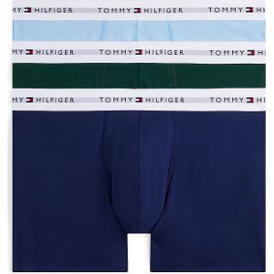 Tommy Hilfiger - Boxershort - Orn Grn/Prp Nvy/Vess Blu - 3P BOXER BRIEF - Met Langere Pijpen