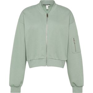 QS Sweatvest  mintgroen
