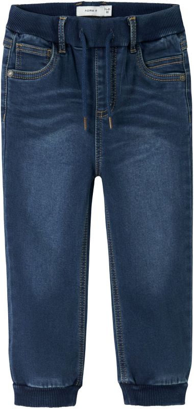 NAME IT - Baggy Jeans - Blauwzwart - Gevoerd met Fleece