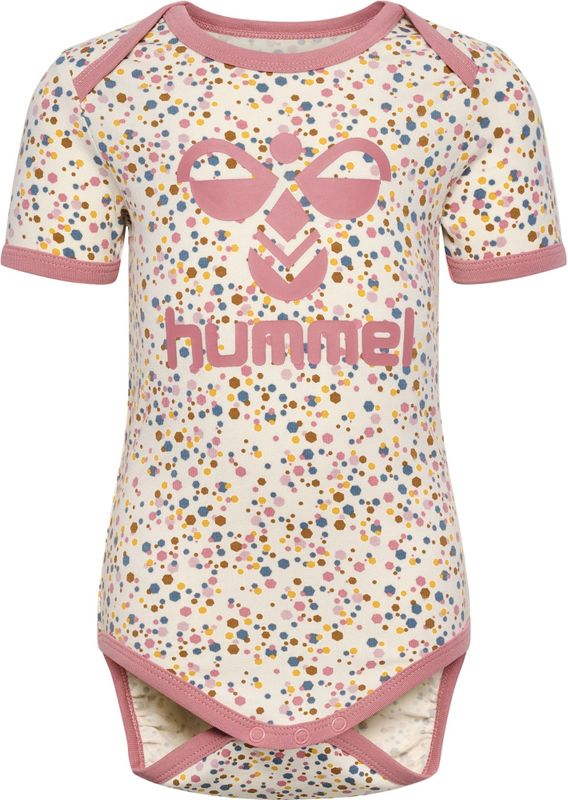 Hummel - hmlKaren - Romper S/S - Wit/Roze