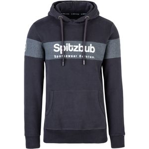 SPITZBUB Sweatshirt 'Ludis'  grijs / lichtgrijs / wit