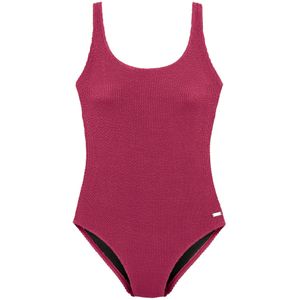 Beenlijn - Badpak - Bordeaux - Polyester - Zonder Beugels