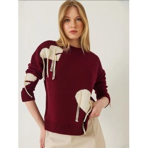 Bianco Lucci Trui  ecru / bourgogne