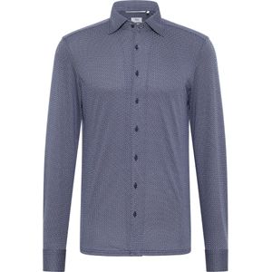 Eterna - Overhemd - Donkerblauw - Slim fit - NON IRON (strijkvrij)