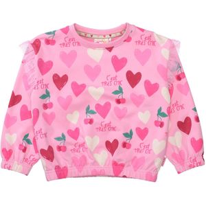 STACCATO Sweatshirt  groen / pink / donkerroze / offwhite