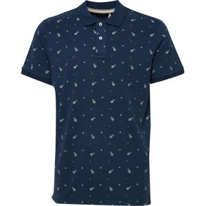 BLEND Shirt  nachtblauw / lichtblauw / wit