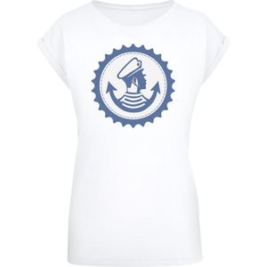 F4NT4STIC Shirt 'Knut und Jan Hamburg'  blauw / wit