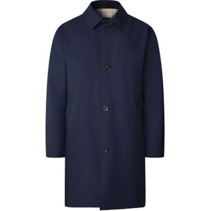 Hackett Londonvoor mannen. HM4000029 Belgravia Jas Mac marine (3XL), Casual, Polyester, Marineblauw