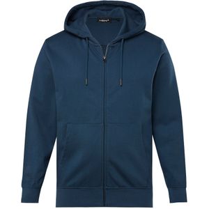 Men Plus Sweatvest  donkerblauw