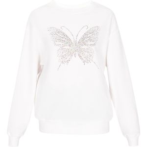 SANIKA Sweatshirt  gemengde kleuren / wit