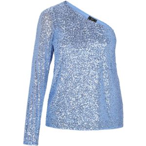 faina Blouse 'Fashion Look'  lichtblauw