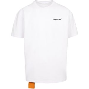 Forgotten Faces Shirt 'Wings'  grijs / oranje / zwart / wit