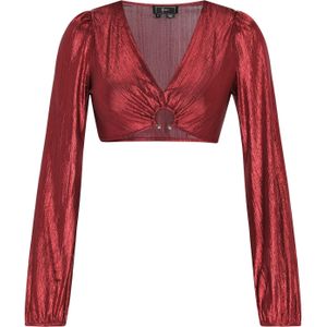 faina Top  rood / donkerrood