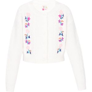 IZIA Oversized vest  azuur / lila / oudroze / wit