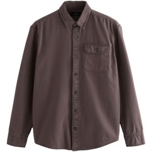 Next Overhemd  chocoladebruin