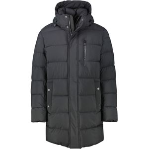 Gewatteerd jack met capuchon en borstzak