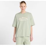 New Balance - Linear Heritage - Oversized T-shirt - Groen - Dames