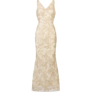 Kraimod Avondjurk  geel / wolwit