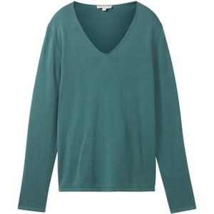 TOM TAILOR - Pull Basique - Groen - 10697 - Tricot