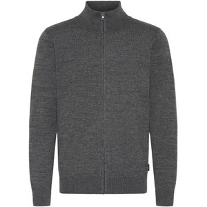 BLEND Gebreid vest ' BHMCASSBERG '  grijs