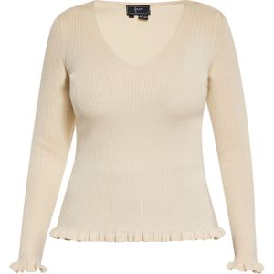 faina Trui  lichtbeige