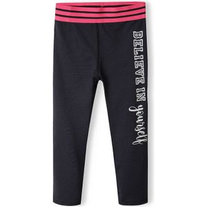 MINOTI Leggings  zwart / offwhite