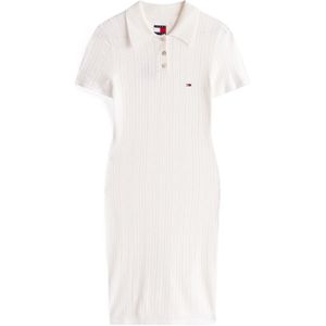 Tommy Jeans Jurk  donkerblauw / rood / wit