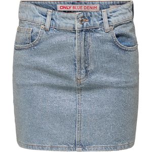 ONLY Rok  blauw denim