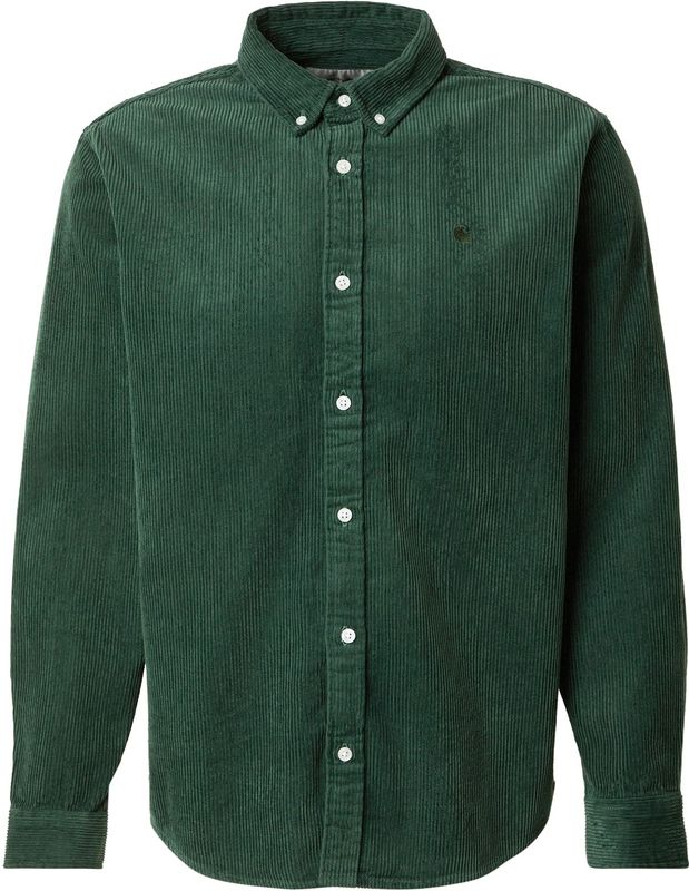 Carhartt WIP - L/S Madison Cord Shirt - Groen - Overhemd