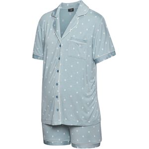 VIVANCE Korte pyjama  lichtblauw / offwhite