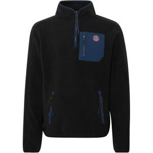 FQ1924 Fleece jas 'Lucas'  blauw / rood / zwart / wit