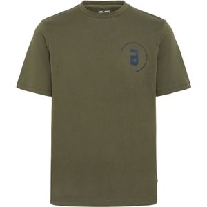 BLEND Shirt 'BHIDO'  olijfgroen / zwart